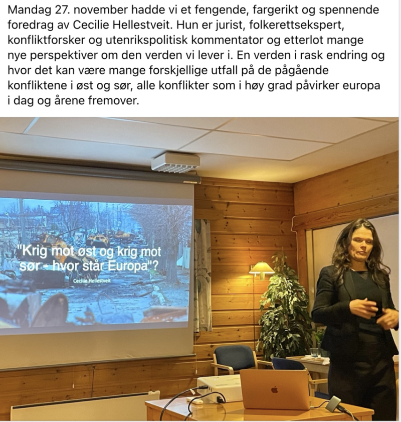 Cecilie Hellestveit om krig i øst og sør.